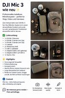 Dji Mic 3 wie NEU