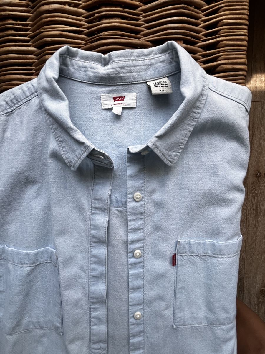 Levi's Camicette: leichte jeansbluse von levis, gr. l – Usato da Stettfurt venduto da Chrbe