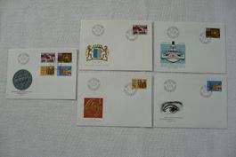 1978 5 FDC Sondermarken I Satz & Einzelmarken SBK 603 - 606