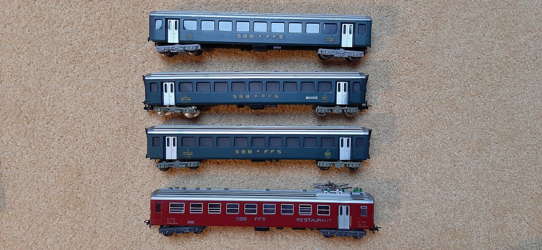 Fleischmann Modelleisenbahnen: EW I Wagen SBB 2 Kl. Fleischmann – Gebraucht aus Hauterive NE von 21sim 1