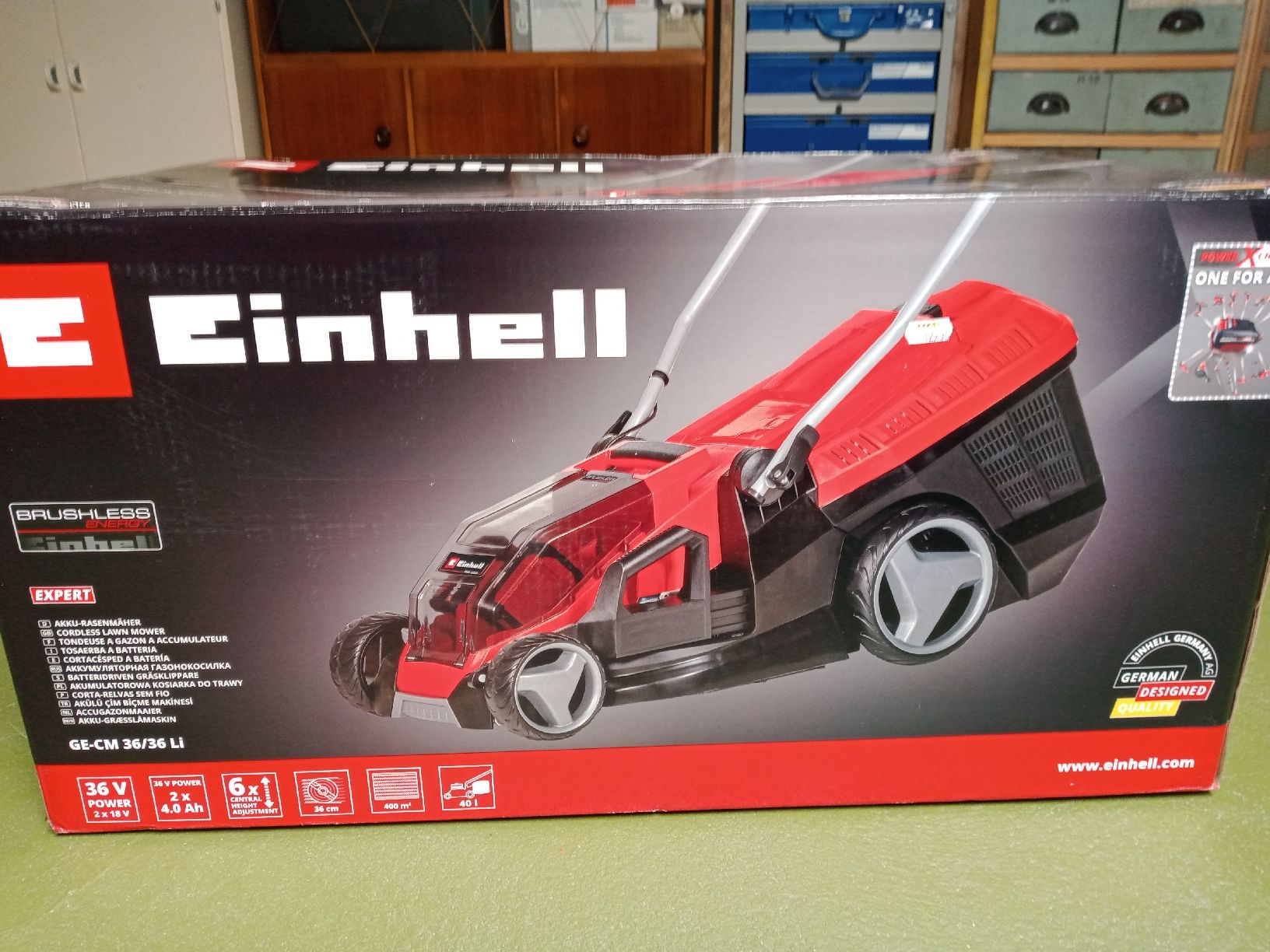 Einhell Tagliaerba: Einhell Rasenmäher GE-CM 36/36 Li – Nuovo e nell'imballaggio originale da Meikirch venduto da chrigeli06 4