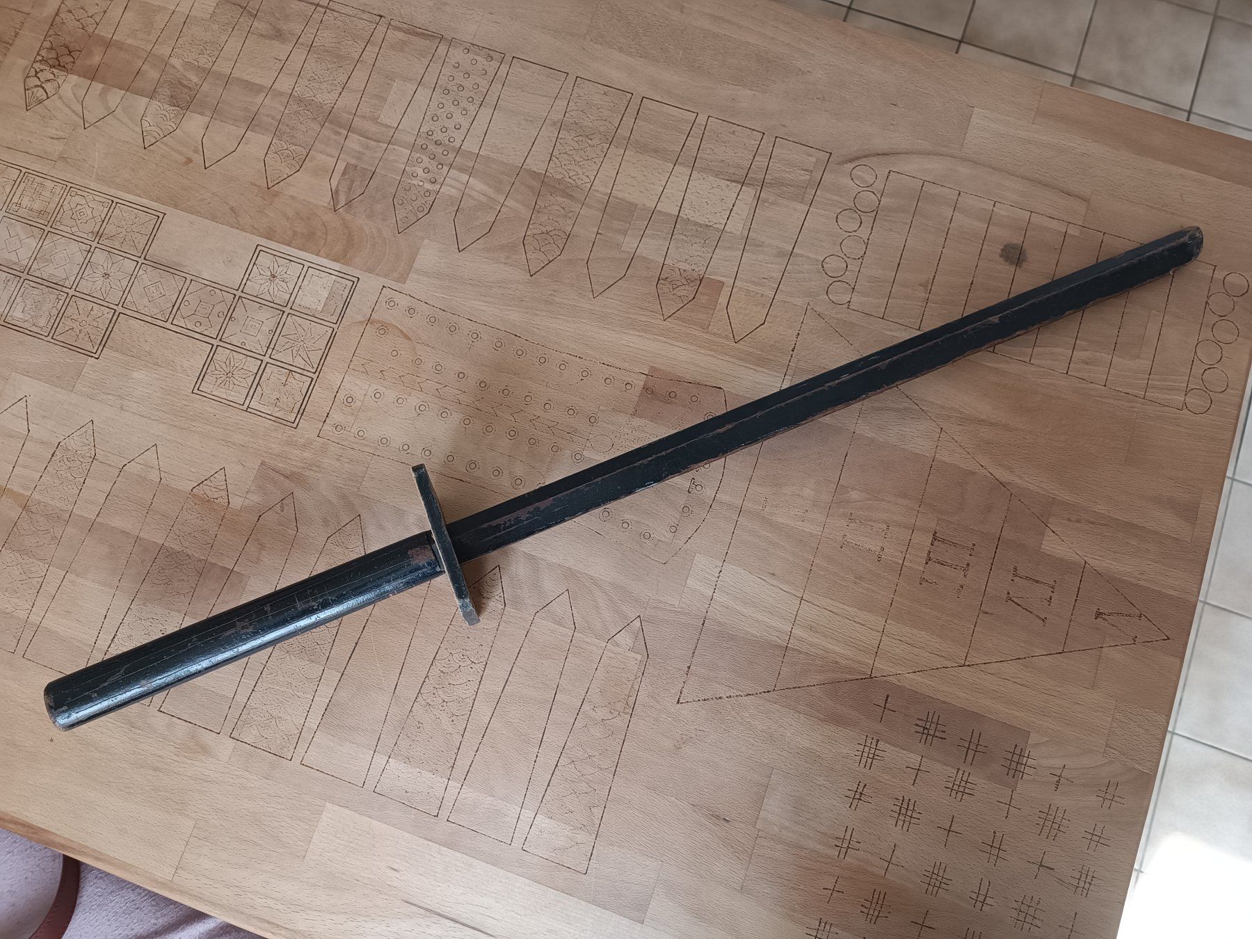 Internationale Kunst: Bokken / Boken 87 cm – Gebraucht aus Genève von Mercedest7 1