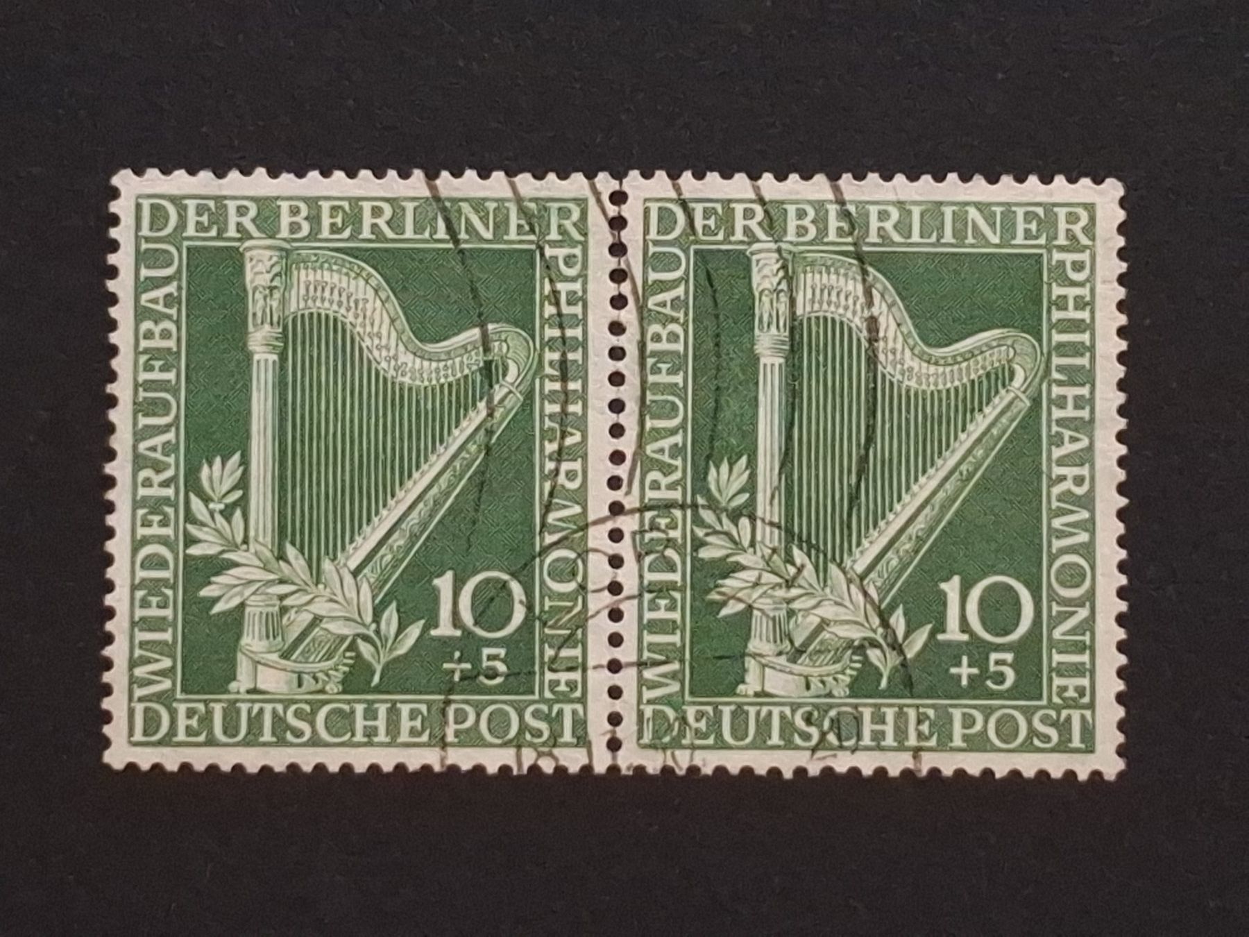 Alle Briefmarken: Berlin Mi-Nr.72 Paar gestempelt 90 Fr – Gebraucht aus Kriens von Nidfeld45