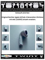 AirPods 4 Rechter mit ANC A3055 Ersatz Einzeln Fabrikneu