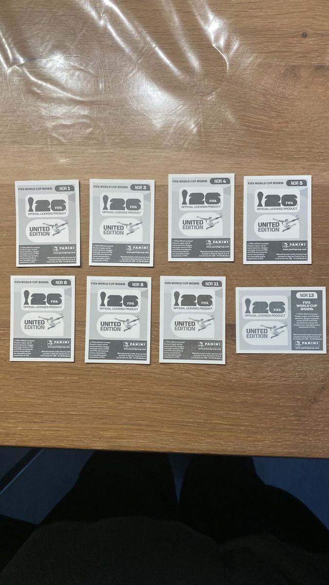 Panini Carte collezionabili: Panini WM Sticker - NOR - 8 Stickers – Nuovo (secondo la descrizione) da Adliswil venduto da didoli 1