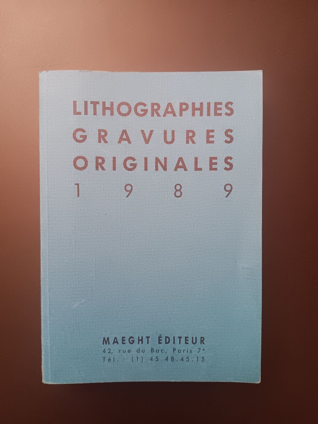 Livres: litographies gravures originales 1989 Maeght – D'occasion à Lausanne par Grabock