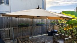 Ampelschirm 3.5m - Beige