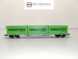 PIKO 95990 SBB CFF FFS Containerwagen Beladen DC H0 mit OVP