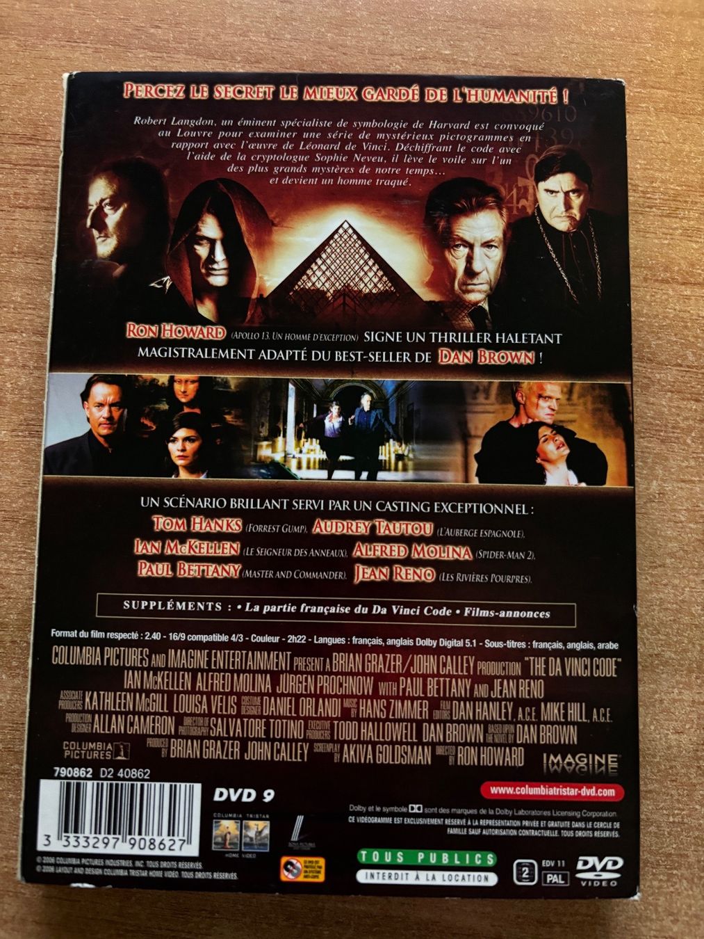 Tutti i DVDs: DVD Da Vinci Code – Usato da Fétigny venduto da deltafire3 1