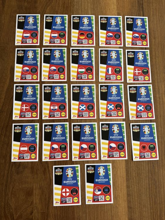 Topps Carte collezionabili: 22 Topps Match Attax EURO 2024 Karten – Nuovo (secondo la descrizione) da Zürich venduto da wtpooh 1