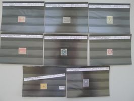 1864-1913, HOTELPOST Lot mit 8 Marken ungebraucht & **