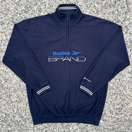 Vintage Reebok Half-Zip Logo Sweatshirt