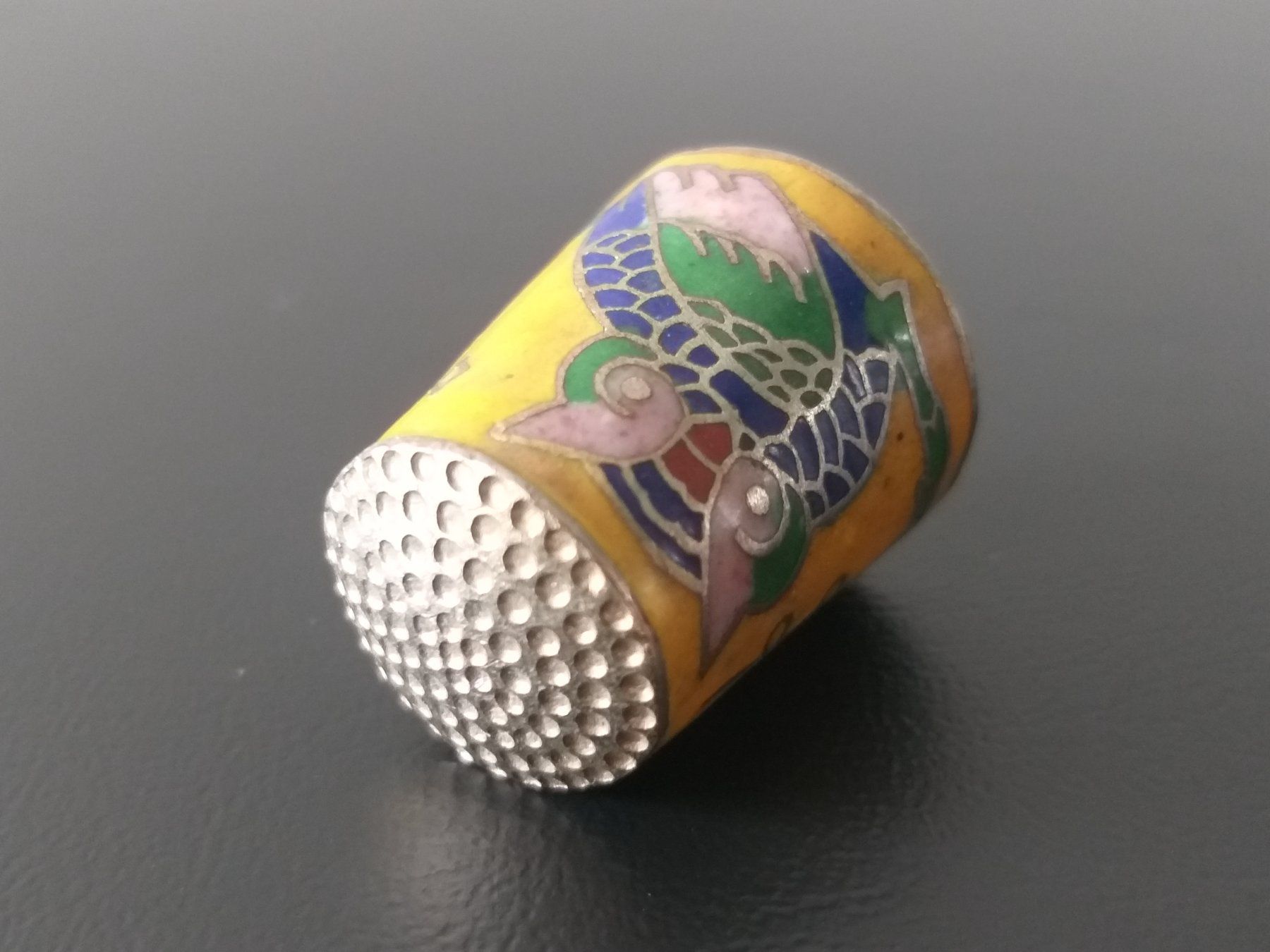 Dés à coudre: Dé à coudre chouette cloisonné – D'occasion à Cossonay-Ville par Les_1001_perles 5