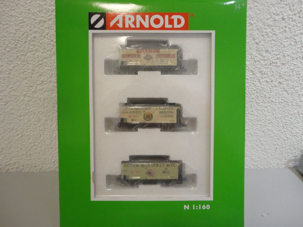 2 Wagons De Marchandises Arnold N 4479 Longwood Set - Boîte D'origine C-8