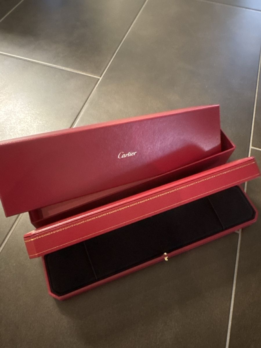 Portagioie: Neu Cartier Schmuckschatulle rot Leder – Nuovo e nell'imballaggio originale da Freienbach venduto da ang_8xxz