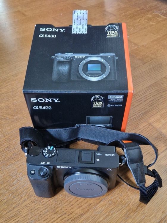 Sony Alpha 6400 Kamera Body. Shutter Count 9'120. 