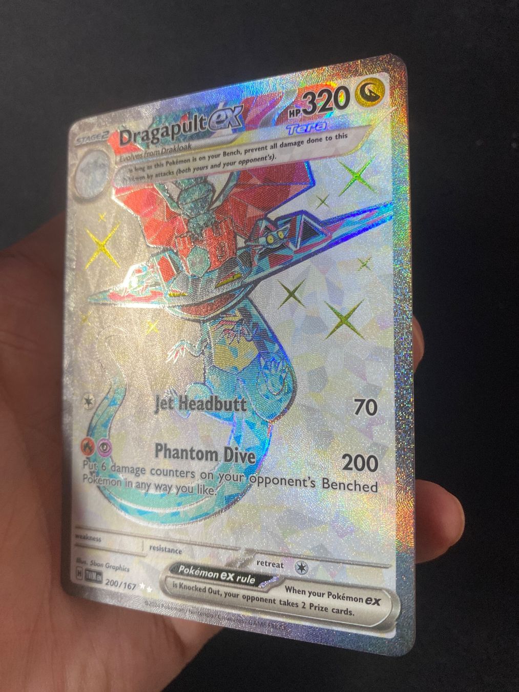 Pokémon Carte collezionabili: Dragapult ex 200 - Katapuldra ex - Twilight Masquerade - EN – Nuovo (secondo la descrizione) da Hausen AG venduto da Shrade 1
