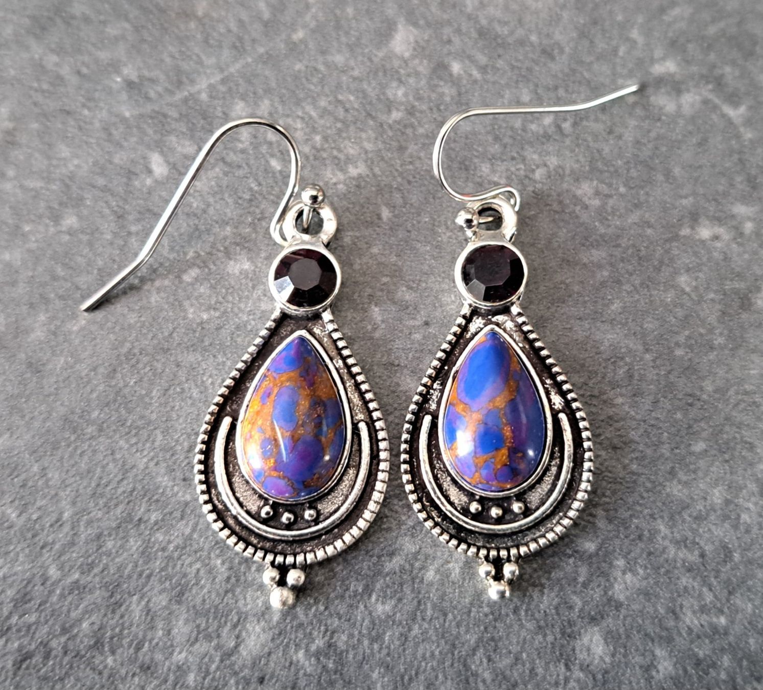 Orecchini pendenti & Orecchini a lobo: Boucles d'oreilles vintage – Nuovo e nell'imballaggio originale da St-Imier venduto da supernova21