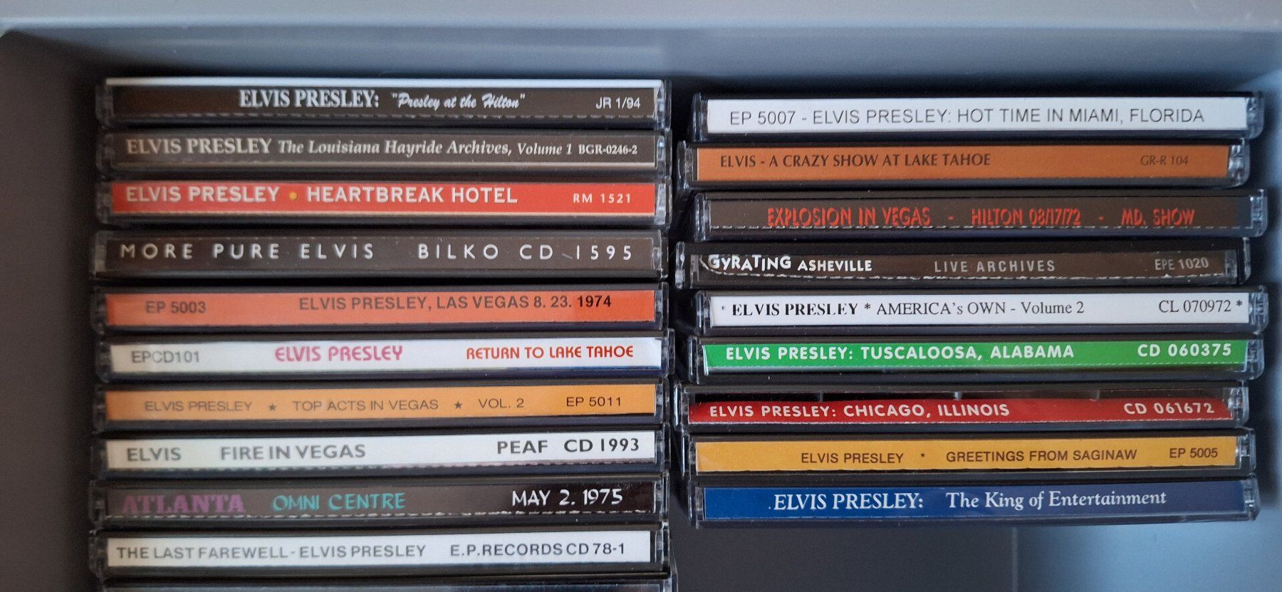 CD: Elvis Presley: CD Importpressung Sammlung 236 Stück – Usato da Mühlethurnen venduto da Landhockeyelvis 9