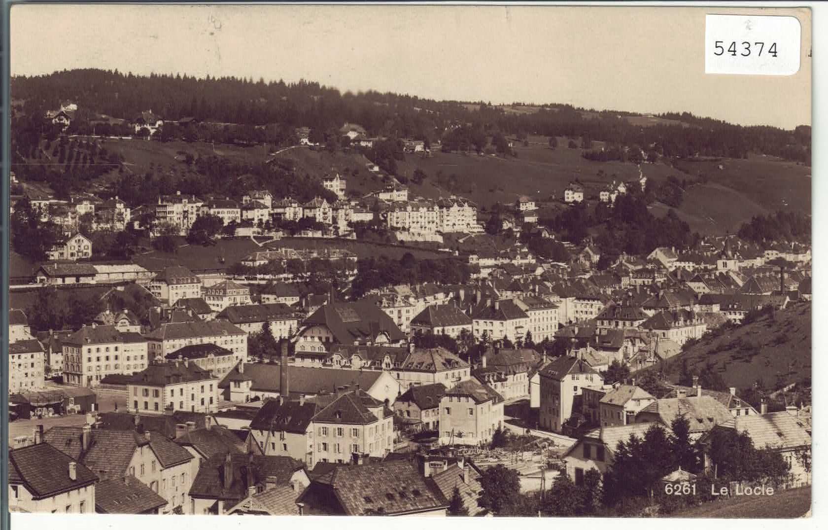 Cartoline postali: Le Locle - Vue generale – Usato da Ettingen venduto da Kartenplanet