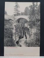 GR, Historische Postkarte der Pontresinaschlucht, D 18554