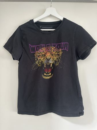Cooles T-Shirt mit Leoparden-Print Grösse S