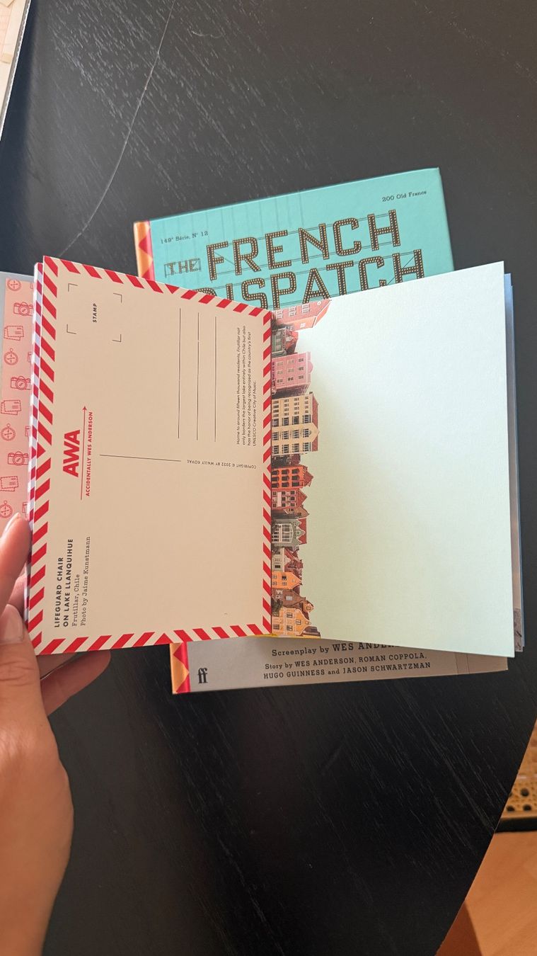Bücher: Wes Anderson Screenplay and Postcards – Gebraucht aus Zürich von pre_vy7t 1