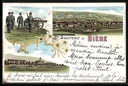 Litho Bière, Artillerie, Le Camp, Vue g
