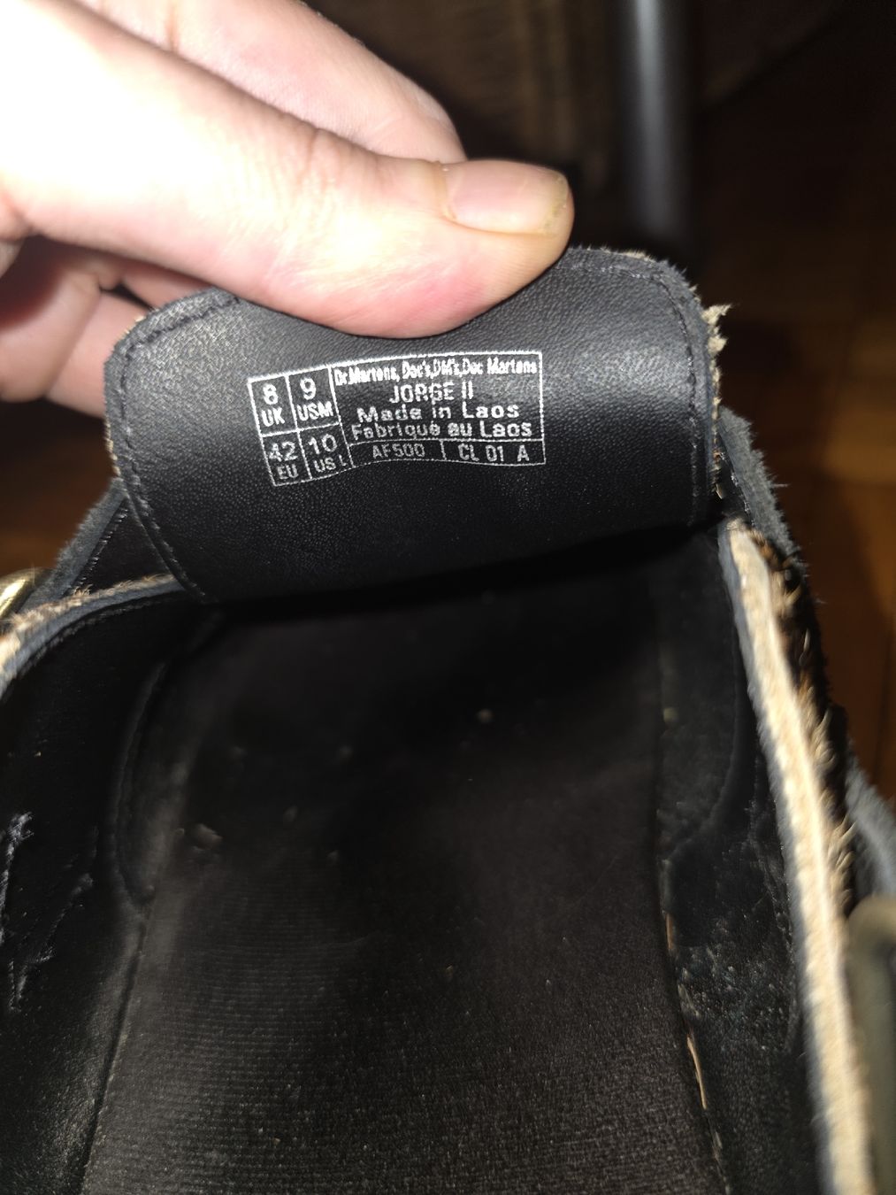 Dr. Martens Scarpe da uomo: Dr. Martens Jorge II léopard taille 42 – Nuovo (secondo la descrizione) da Carouge GE venduto da lilysfc 2
