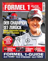 auto motor & sport FORMEL 1 SPEZIAL MICHAEL SCHUMACHER 2010