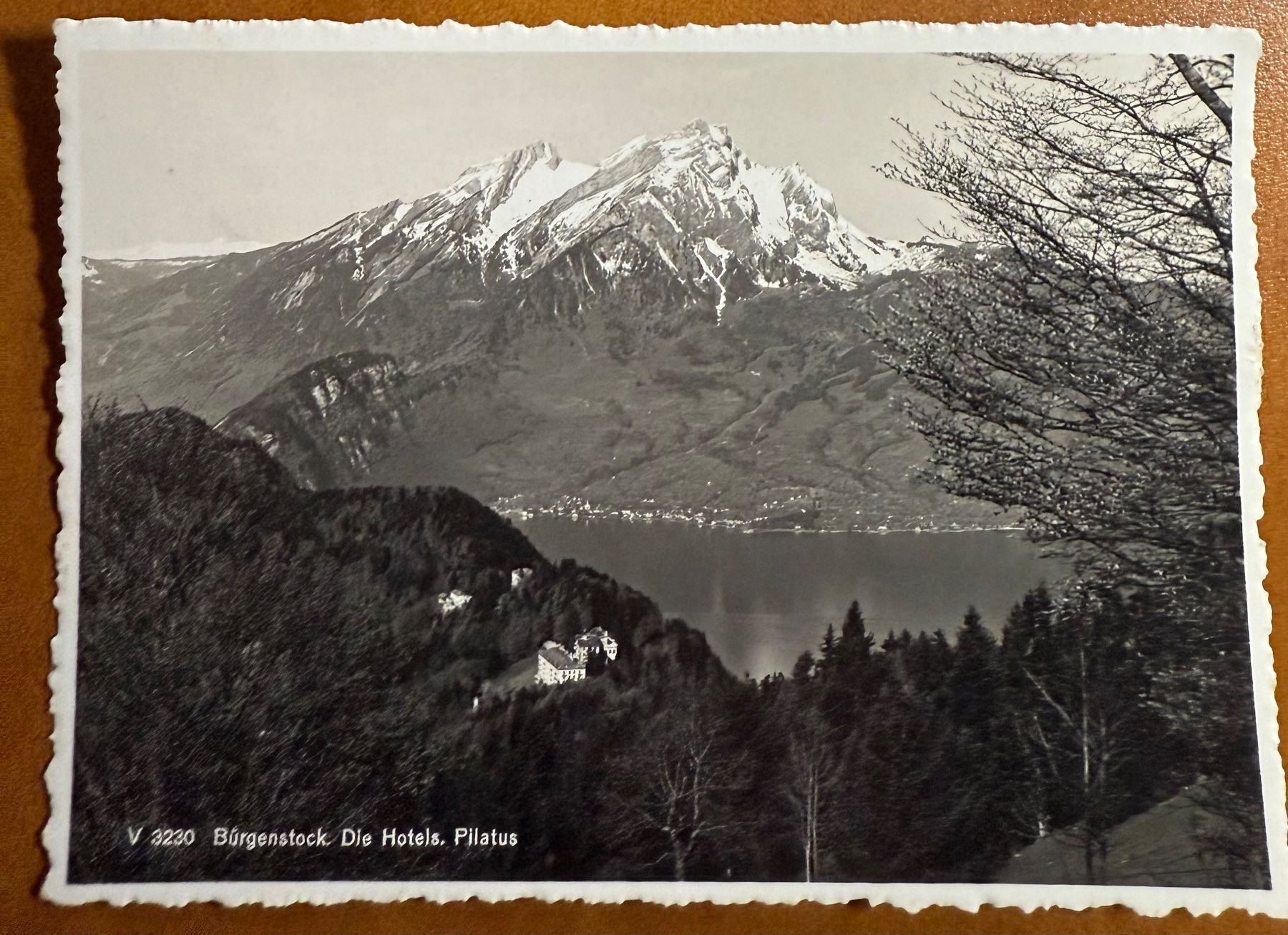 Cartoline postali: Bürgenstock 1935 – Usato da Lutry venduto da Ediego