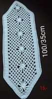 Lot de napperons en crochet blanc 