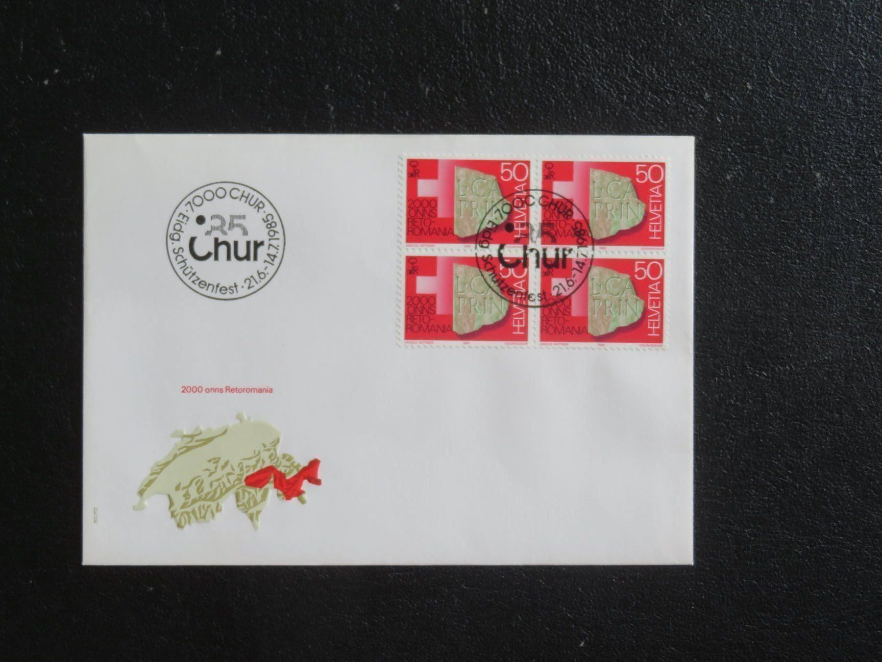 Tous les timbres: Ersttagsbriefe vom eidg. Schützenfest 85 – Neuf (Voir description) à Lachen SZ par peace0 1