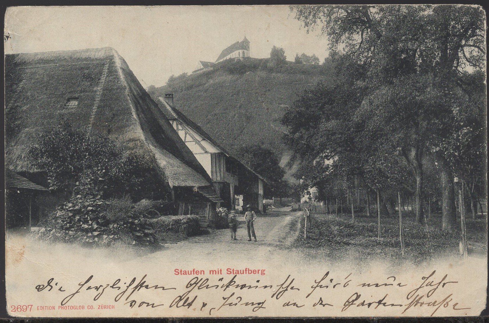 Cartoline postali: Staufen mit  Staufberg – Difettoso da Aarau venduto da kufi44