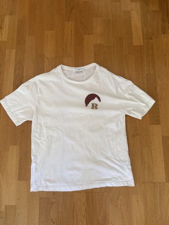 T-Shirt RHUDE Grösse L weiss mit Backprint gebraucht