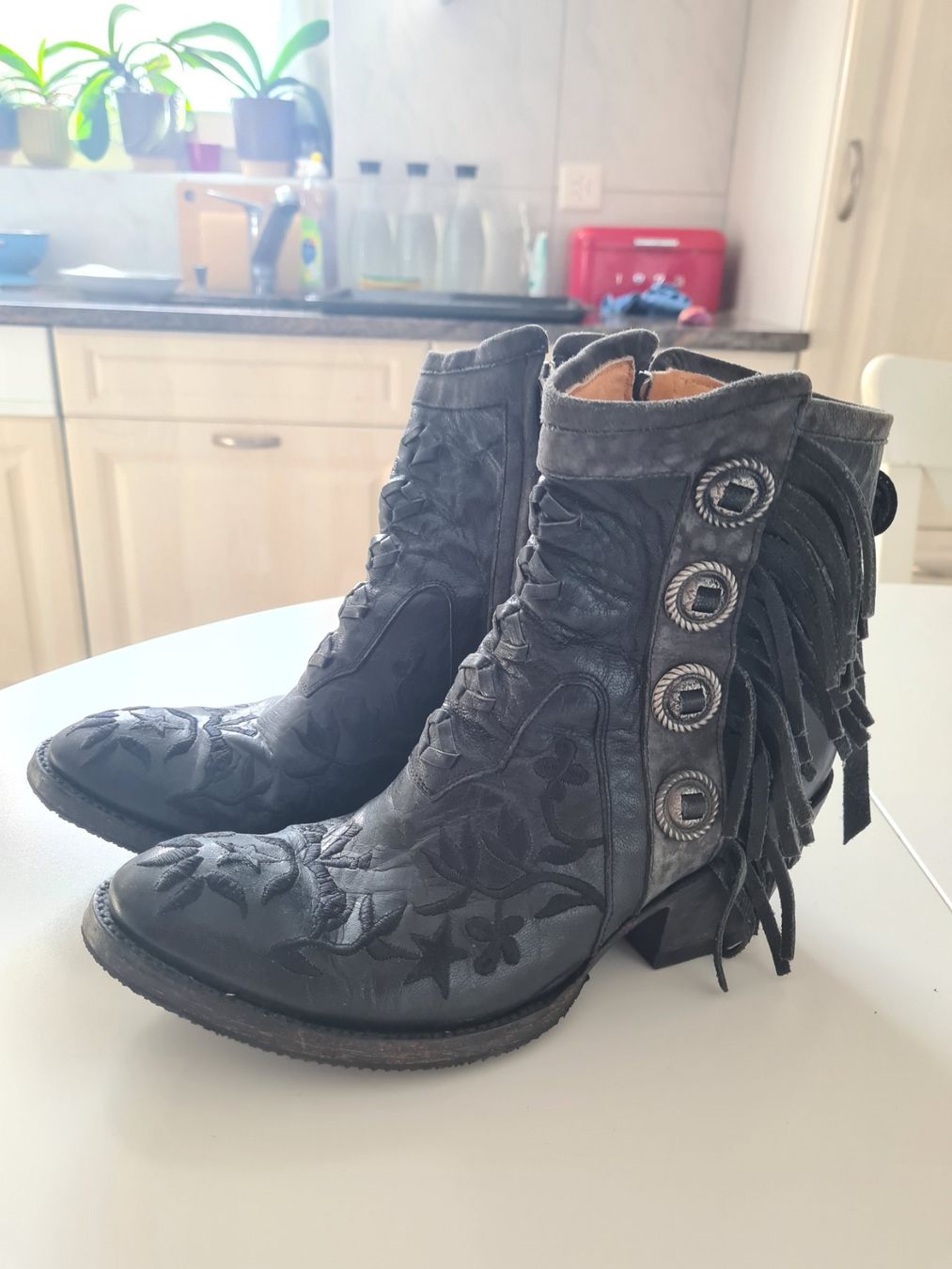 Mexicana Damenschuhe: Mexican Western Stiefel gr. 40 orginal – Neu (gemäss Beschreibung) aus Oberlunkhofen von Kupferhexe