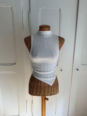 Top weiss asymmetrisch 34
