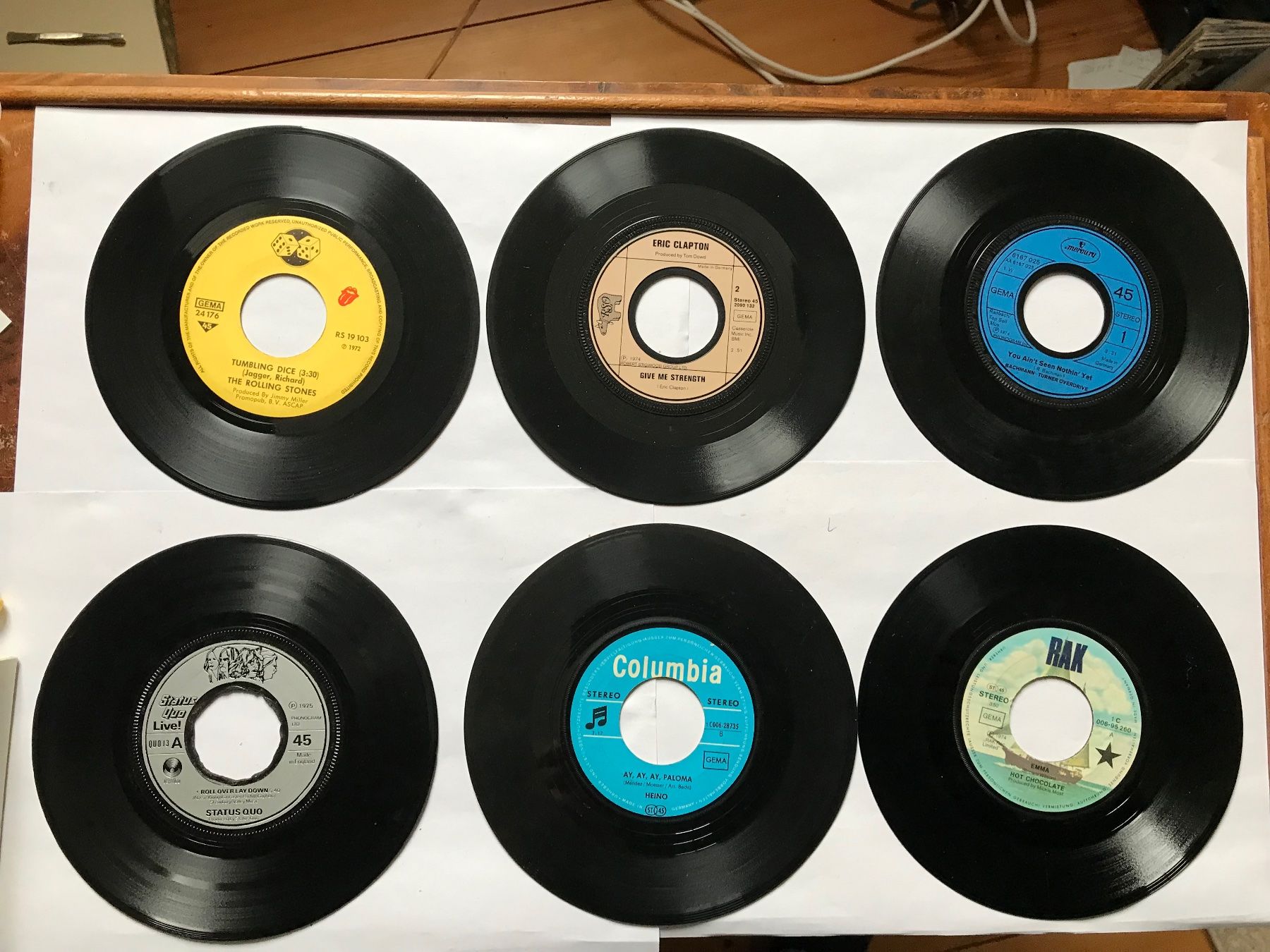 Dischi in vinile: singles set nr. 19, verschiedene interpreten – Usato da liestal venduto da makai05