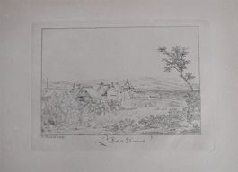 Dornach Pont  Umrisstich seltene Ansicht um 1800