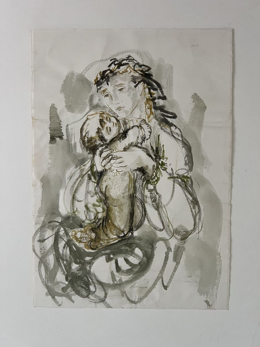 Dipinti: Simona Erni, Originalaquarell – Usato da Rain venduto da Pic-Ass