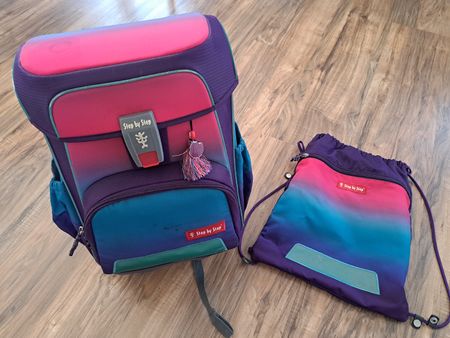 Schulrucksack Set Step by Step Regenbogenverlauf 