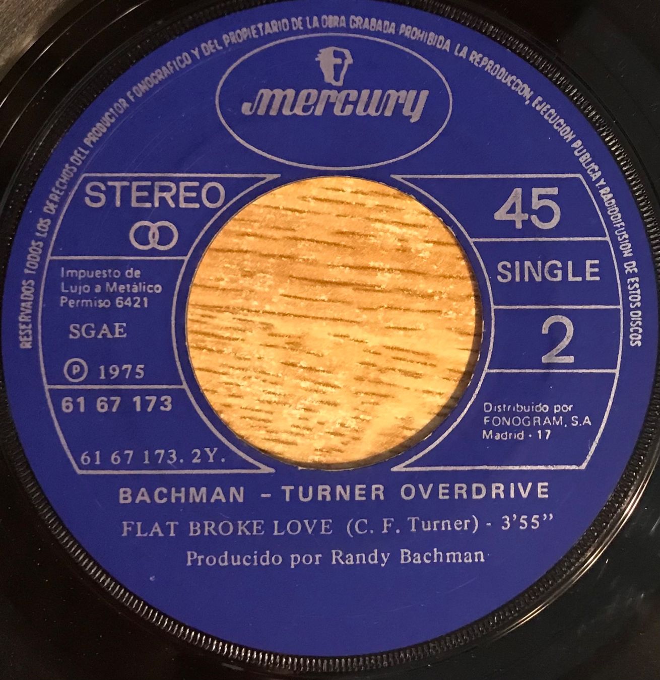 Vinyles: BACHMAN TURNER OVERDRIVE - HEY YOU – D'occasion à Bussigny par vinyl-pas-cher 3