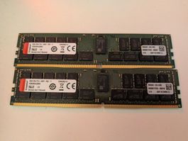 2x 32GB Kingston DDR4 REG ECC Memory