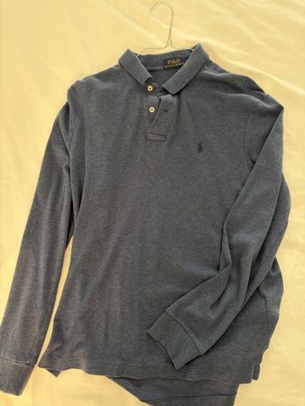 Polo Ralph Lauren Langarm Polo Dunkelblau Grösse M