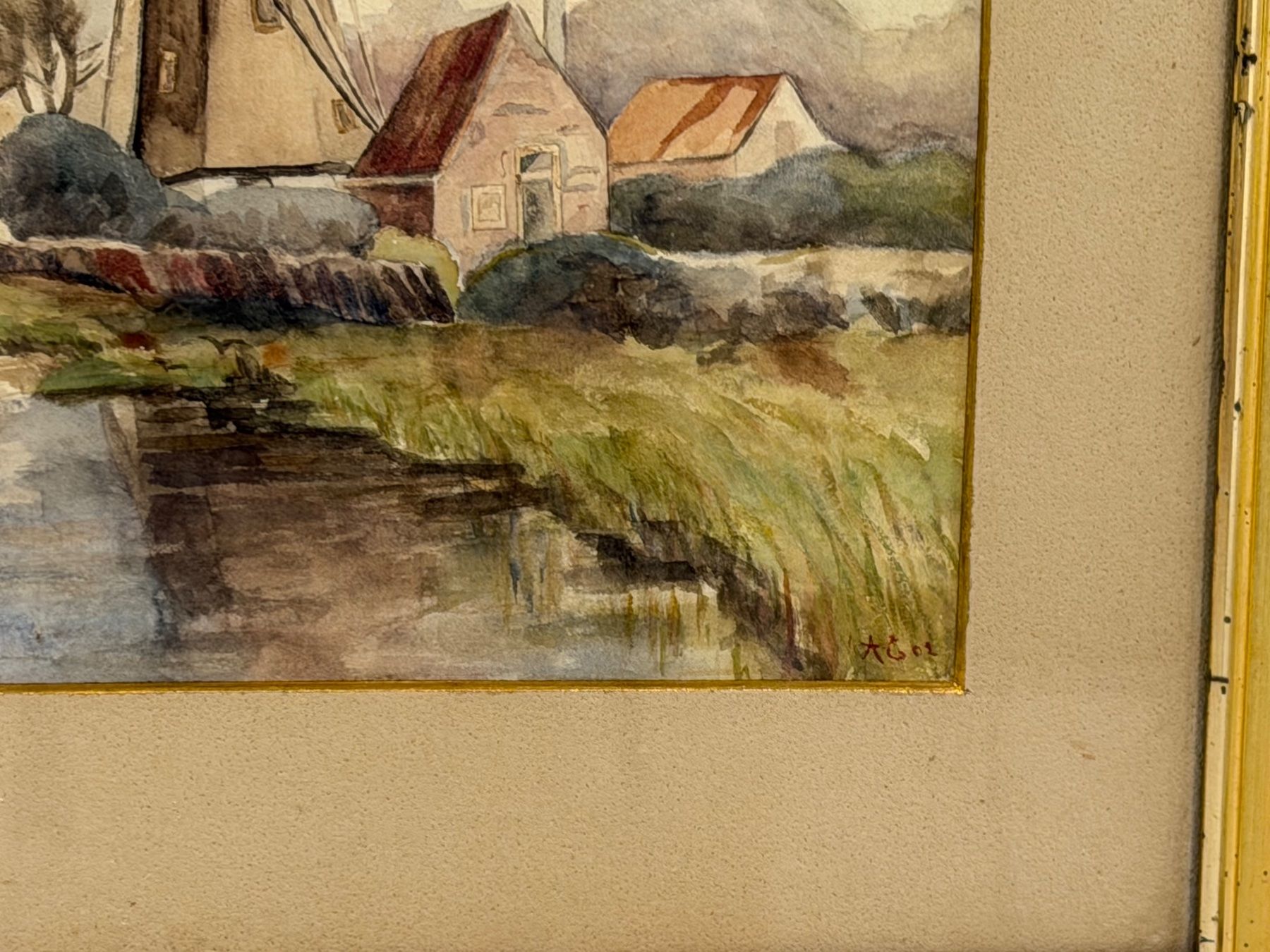Gemälde: Antike Malerei Landschaft – Gebraucht aus Basel von PAUL_ART 5