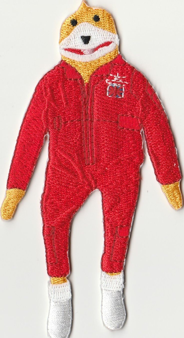 Schweizer Armee Plaketten & Abzeichen: Patrouille Suisse Maskottchen Abzeichen Patch Stoff. – Neu (gemäss Beschreibung) aus Emmenbrücke von airplane47