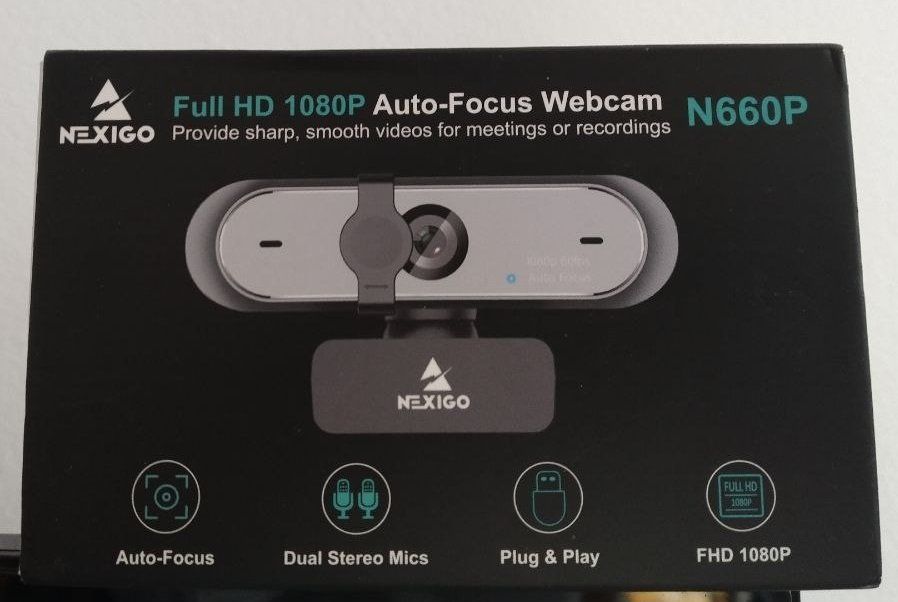 Webcam: NexiGo N660P 60fps 1080p HD webcam – Nuovo e nell'imballaggio originale da Viganello venduto da ChrisP096