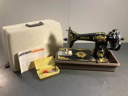 Gracia - Antike Vintage Nähmaschine m. Handkurbel ab 1.-