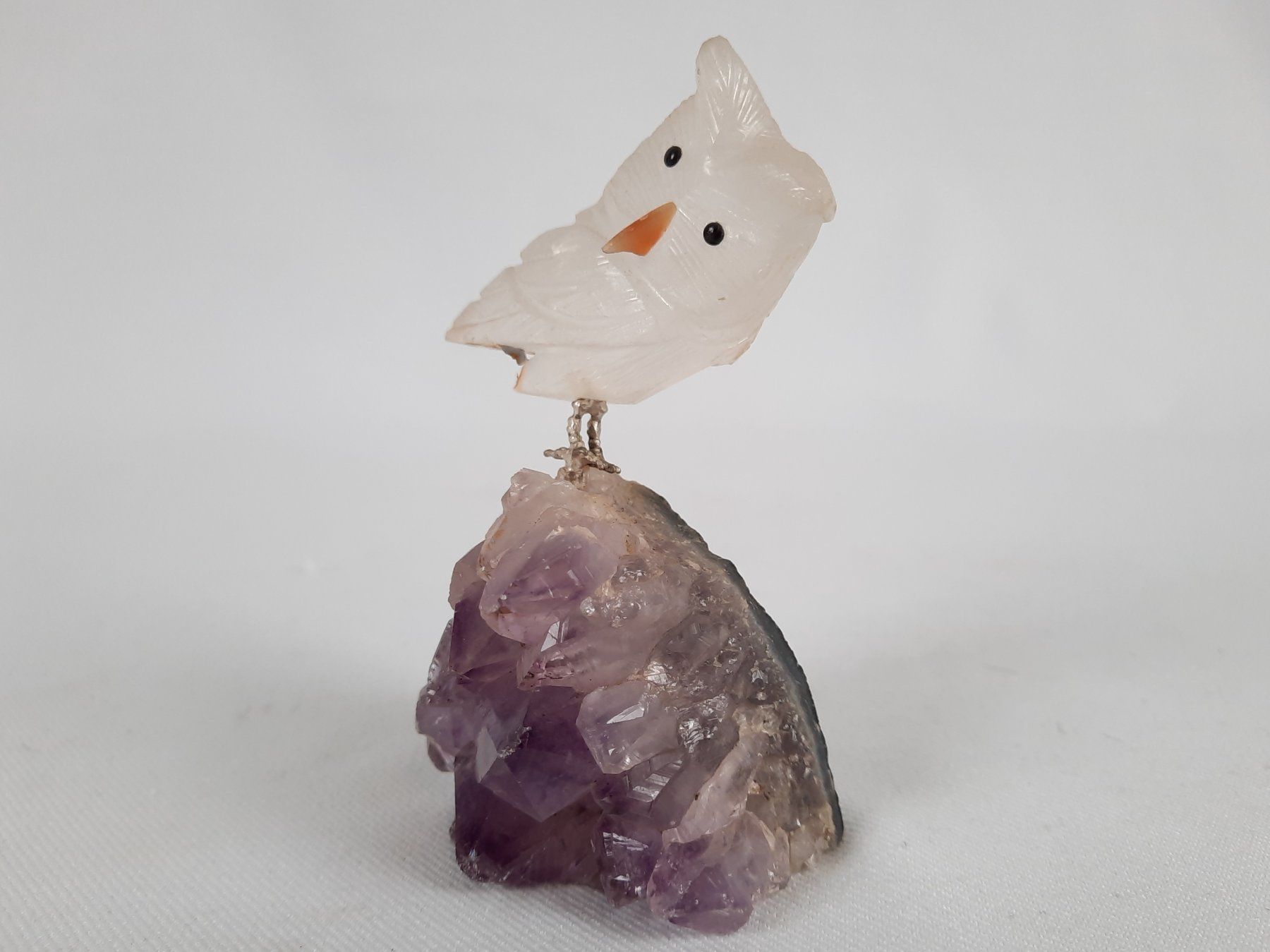 Mineralien & Heilsteine: 3 Amethysten mit div. Vögeln – Gebraucht aus Beinwil am See von Restwert_Beinwil 7
