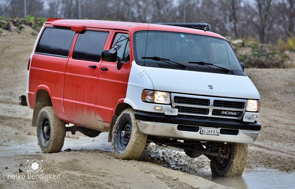 Dodge MOWAG B350 Factory Pathfinder 4x4 Conversion Van